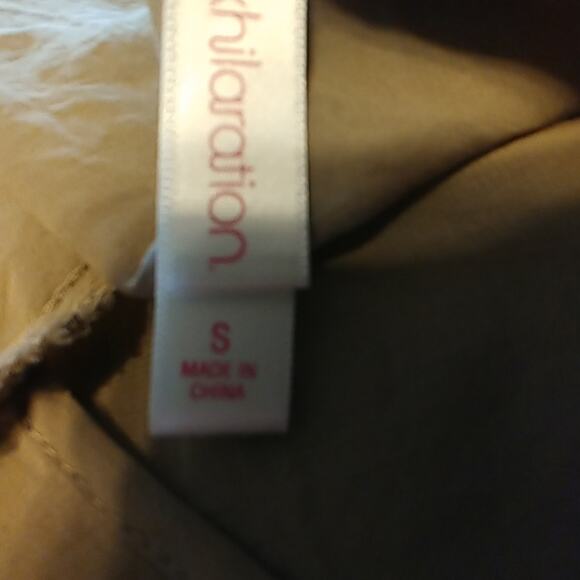 Xhiliration Sheer blouse Boho Bell SleeveSz Small - Picture 4 of 5